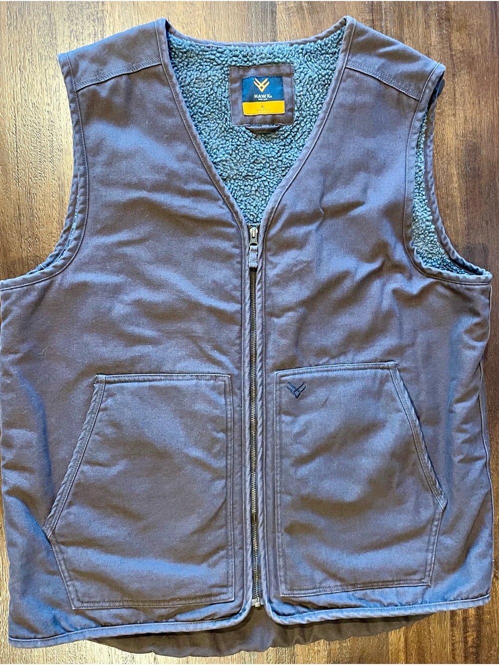 Hawx Work Gear Brown Sherpa-Lined Workwear Jacket